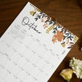 thumbnail image 3 of Wall Calendar 2025, 18 Monthly Calendar from Jan 2025 - Jun 2026, 15 x 12 Inches, Hanging Hook, Twin-Wire Binding, Floral Design Calendar for Easy Organizing (Flora), 3 of 3