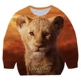 thumbnail image 1 of Niños León Rey Casual Simba sudaderas dibujos animados estampado 3D manga larga Harajuku pulóver ropa primavera otoño Teen Boys Tops6T Gao Jinjia LED, 1 of 2