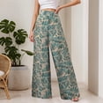 thumbnail image 1 of WILLBEST Pantalones Casuales de Mujer, de Cintura Alta, Holgados, Estampados, Cómodos, para Uso Diario, Estilo Relajado para Primavera, Verano y Otoño. Extra Grande, 1 of 6