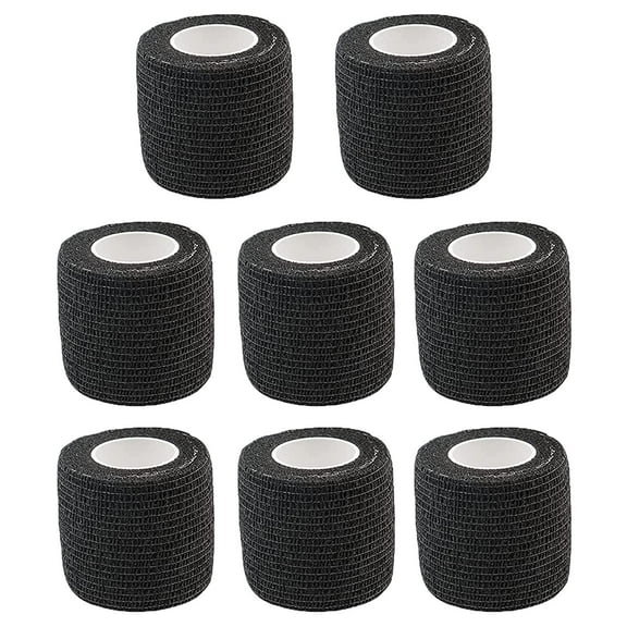8PCS Tattoo Grip Tape - Tattoo Tape Tattoo Gun Wrap Tattoo Grip Cover Bandage Wrap Self Adhesive Bandage Sports Bandage Elastic Grip Tape