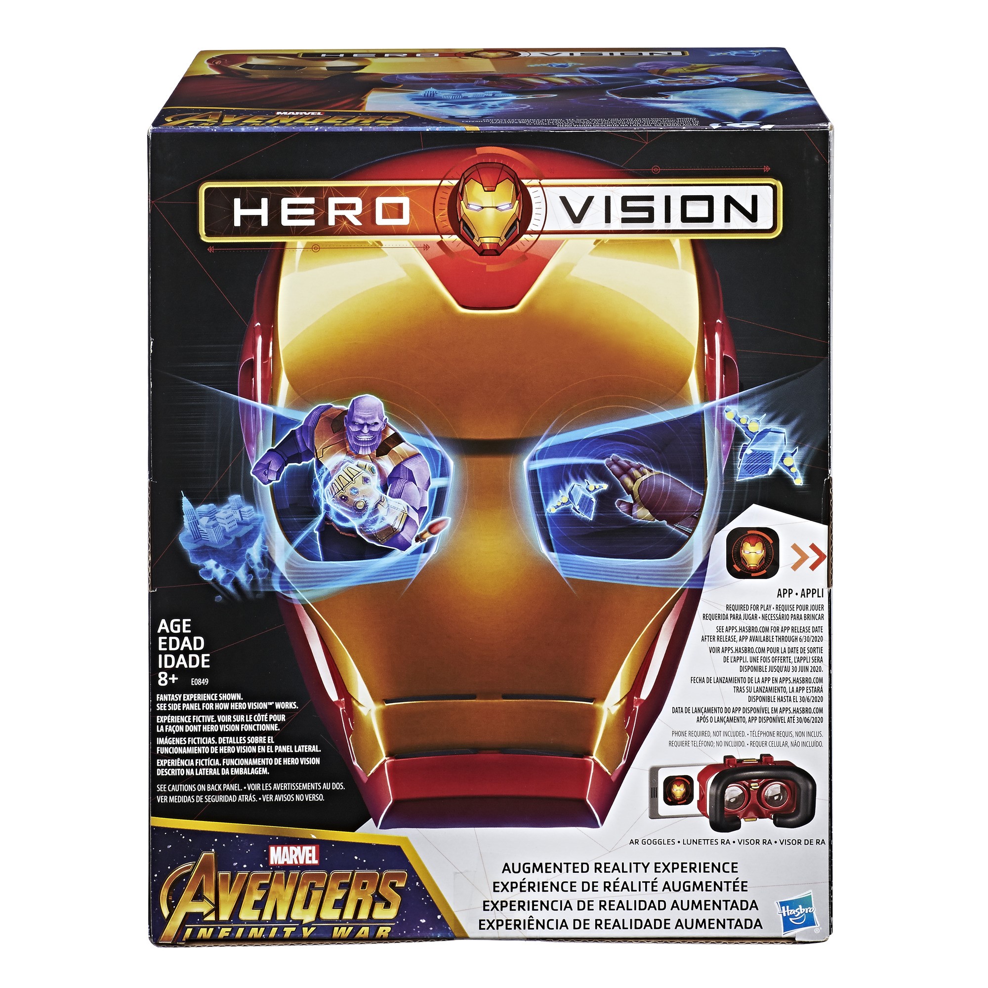 Marvel Avengers Infinity War Hero Vision Iron Man Ar Experience Walmartcom