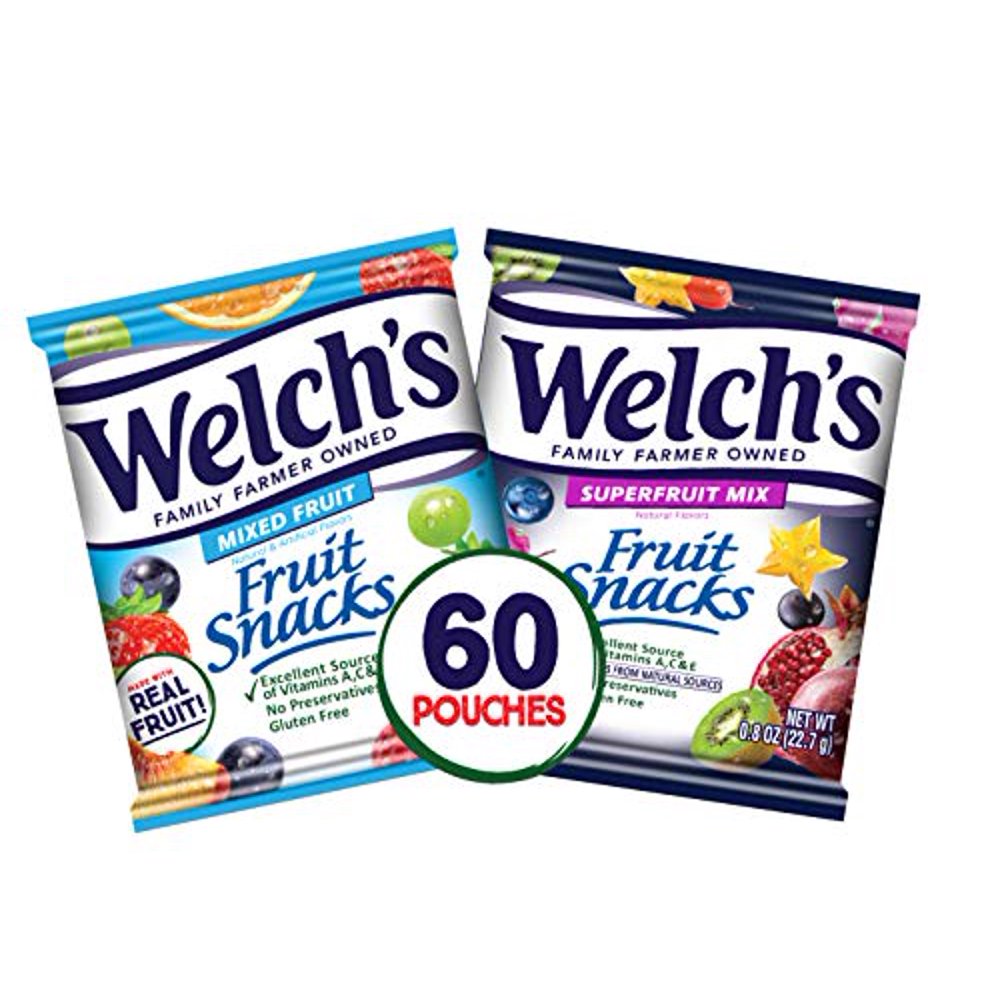 Fruit Snacks, Mixed Fruit & Superfruit Bulk Variety Pack, Gluten Free