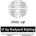 thumbnail image 4 of HFDF Inspirational Wall Art IF You Can Keep Your Head Rudyard KlpIing Poem Poster Motivational Canvas Quotes Prints Office Decor Painting Artwork Gym Home Ready to hang 20x24inch Framed, 4 of 6