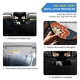 thumbnail image 2 of Elegant Symmetrical Flower Car Windshield Sun Shade Foldable Car Front Window Visor Heat and UV Protection 55x27.6, 2 of 8