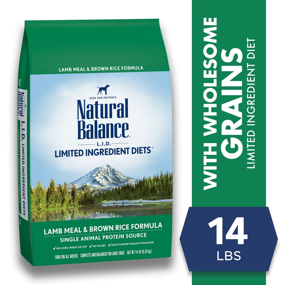 Natural Balance L.I.D. Limited Ingredient Diets Lamb Meal & Brown Rice