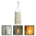 thumbnail image 3 of Abat-jour en Macramé Cache-Lampe Suspendu Style Bohème Abat-Jour Cache-Lumière, 3 of 8
