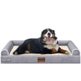 thumbnail image 1 of Cama Grande para Perros NANUYA Ortopédica Impermeable con Respaldo 110x94 cm, 1 of 9