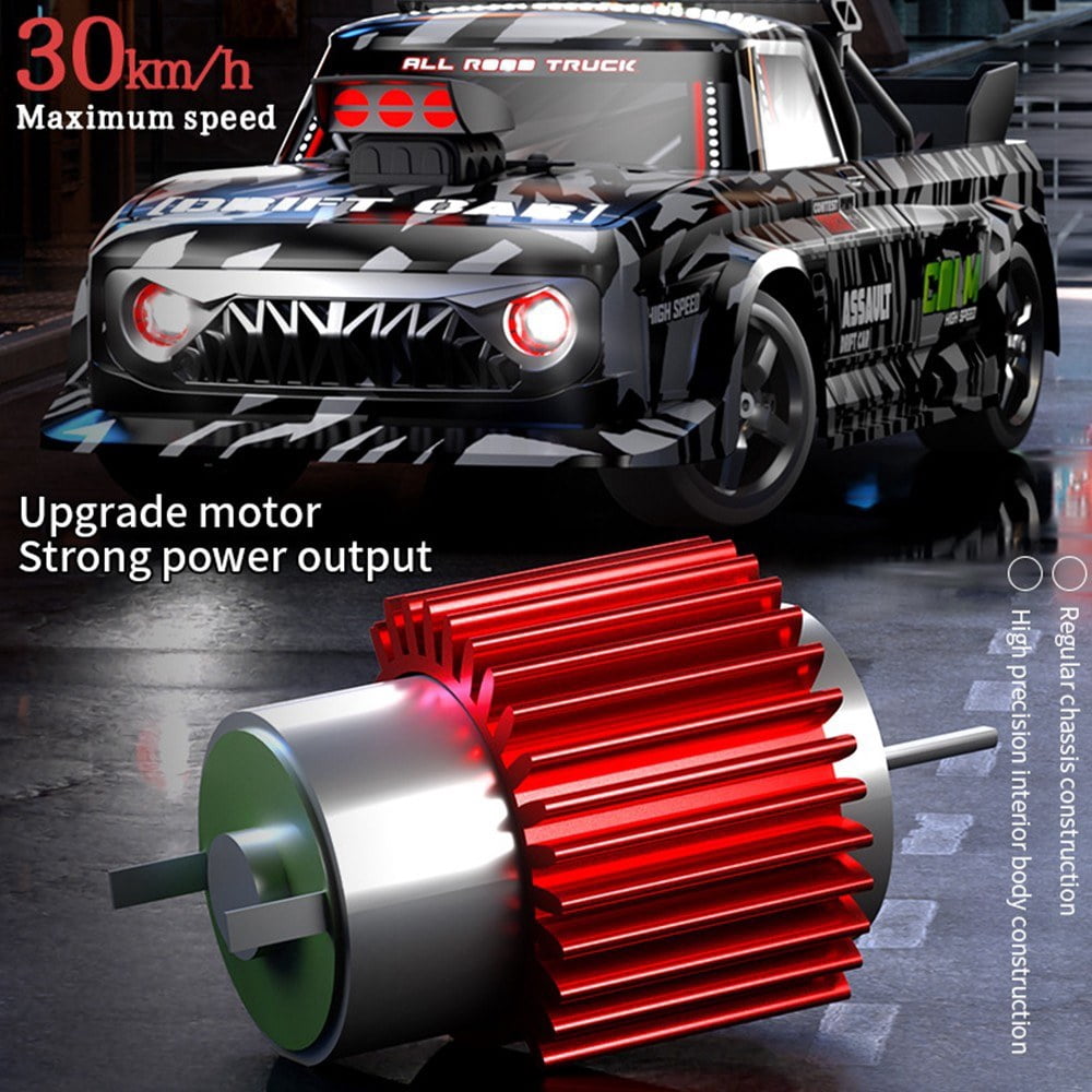 1:12 4WD Remote Control Drift Car High-Speed Racing Vehicle with LED Lights