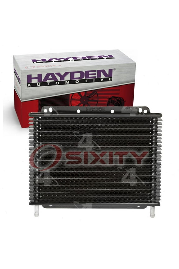 Hayden Automatic Transmission Oil Cooler compatible with Jeep 475 6-226 6-230 Cherokee CJ3 CJ5 CJ5A CJ6 CJ6A CJ7 Comanche Comm 1943-2015
