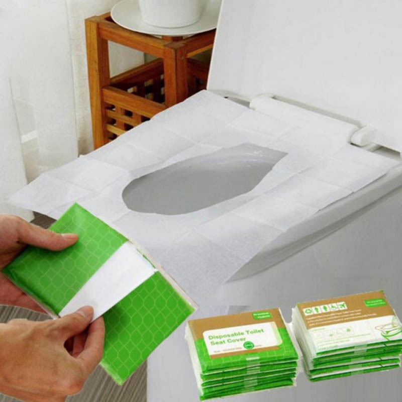 6pcs Toilet Seat Covers Paper Flushable,Travel Disposable Flushable