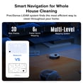 thumbnail image 4 of Roborock Q7 series Robot Vacuum and Mop Combo (Q7 L5), 8,000Pa Suction, Upgraded from Q5 Pro, Dual Anti-Tangle System, LiDAR Navigation, No-Go Zones, Self-Charging Robotic Vacuum Cleaner, Black, 4 of 9