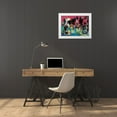 thumbnail image 3 of Unknown 32x25 White Modern Wood Framed Museum Art Print Titled - Black Picasso, 3 of 4