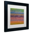 thumbnail image 3 of Trademark Fine Art "Pink Line" Canvas Art by Michelle Calkins, White Matte, Black Frame, 3 of 4