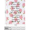 thumbnail image 3 of Christian Blanket Inspirational Thoughts Throw Blanket Bible Verse Prayers Get Well Soon Blankets Soft Lightweight Flannel Blanket 40"x50", 3 of 6