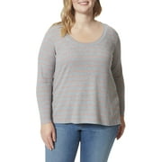 Jessica Simpson Plus Size Melinda Scoop Neck Textured Top