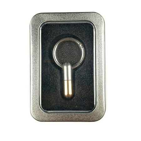 Stainless steel multi-function EDC portable mini tool key ring pendant outdoor camping tool capsule knife tiny cutting tool