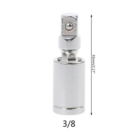 

1/4 3/8 1/2 Universal Joint Set Ratchet Angle Extension Bar Socket Adapter Ma