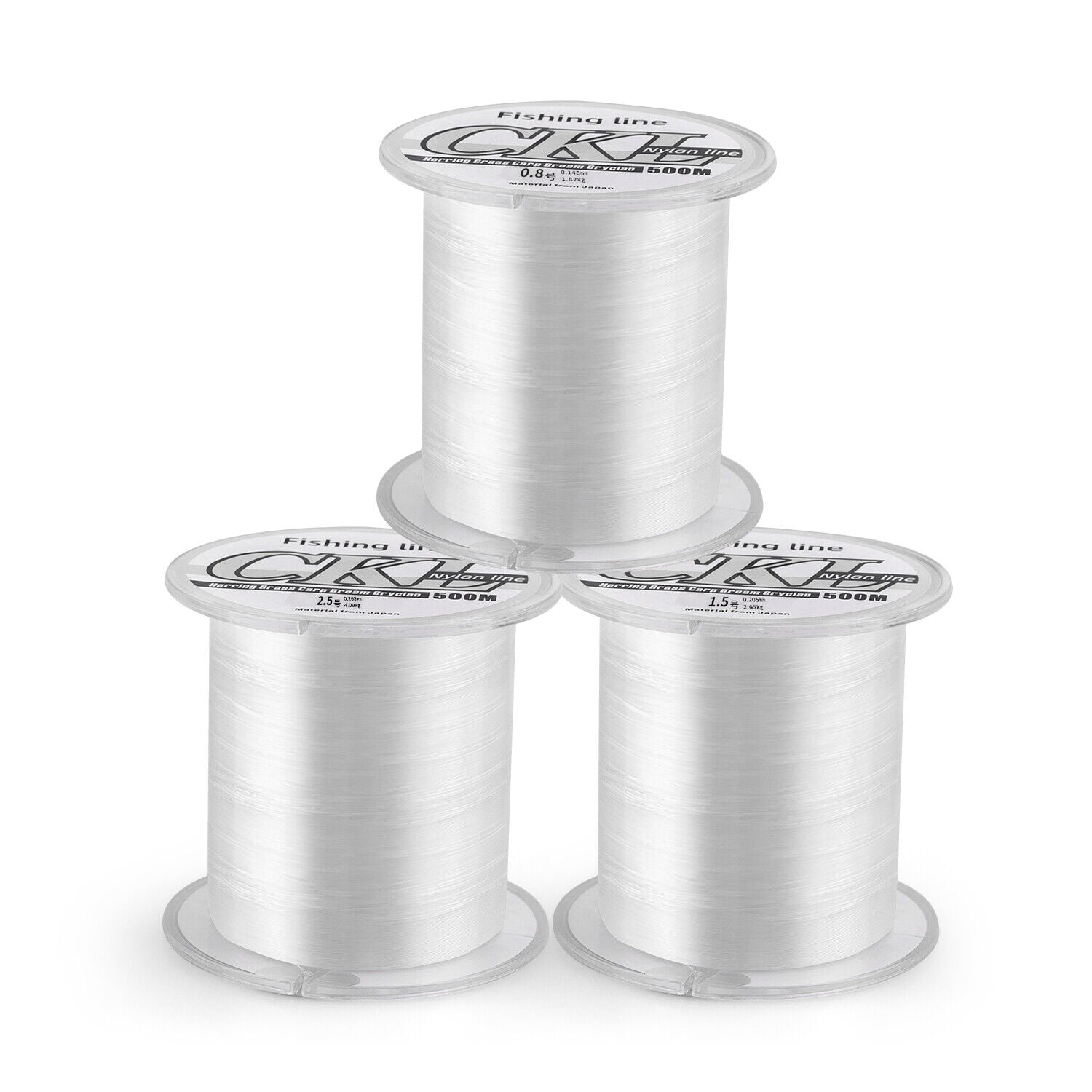 50yd Fluorocarbon Fly Fishing Tippet Ultra Clear 0X, 1X, 2X, 3X