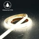thumbnail image 2 of TOPAI 12V COB LED tira 6000K impermeable CRI 90+ 16.4ft alta densidad cortable Flexible para gabinete hogar proyectos de iluminación DIY, 2 of 5