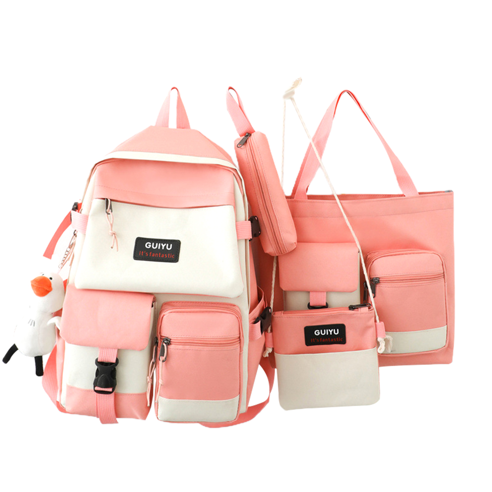 Large Capacity School Backpack Set for Students Korean Style Female