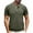 Green, variant on VSSSJ Men's Waffle Henley Shirt Short Sleeve Casual Round Neck Button Up Shirt Regular Fit Classic Basic Solid Henley T Shirts White M