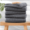 thumbnail image 2 of Casa Platino 6-Pack Bath Towels - Quick-Dry, Absorbent Towel Set for Bathroom, Home, Spa & Everyday Use - Cool Grey, 2 of 7