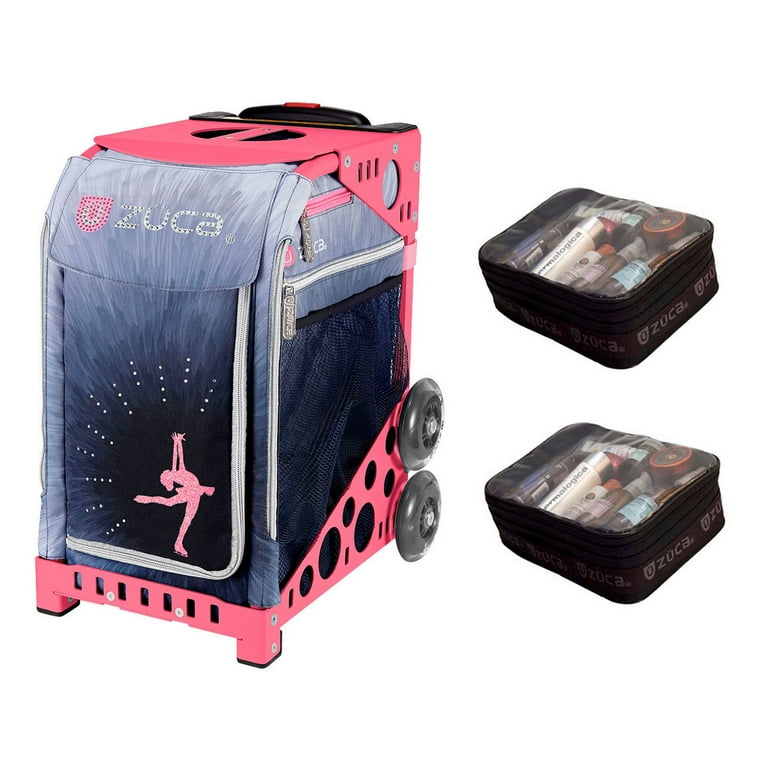 Zuca Nylon Sport Bag Ice Dreamz Lux with Gift 2 Small Utility Pouch Navy Frame