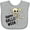 AC-Heather Grey, variant on Inktastic Happy Halloween with Dancing Skeleton Boys or Girls Baby Bib