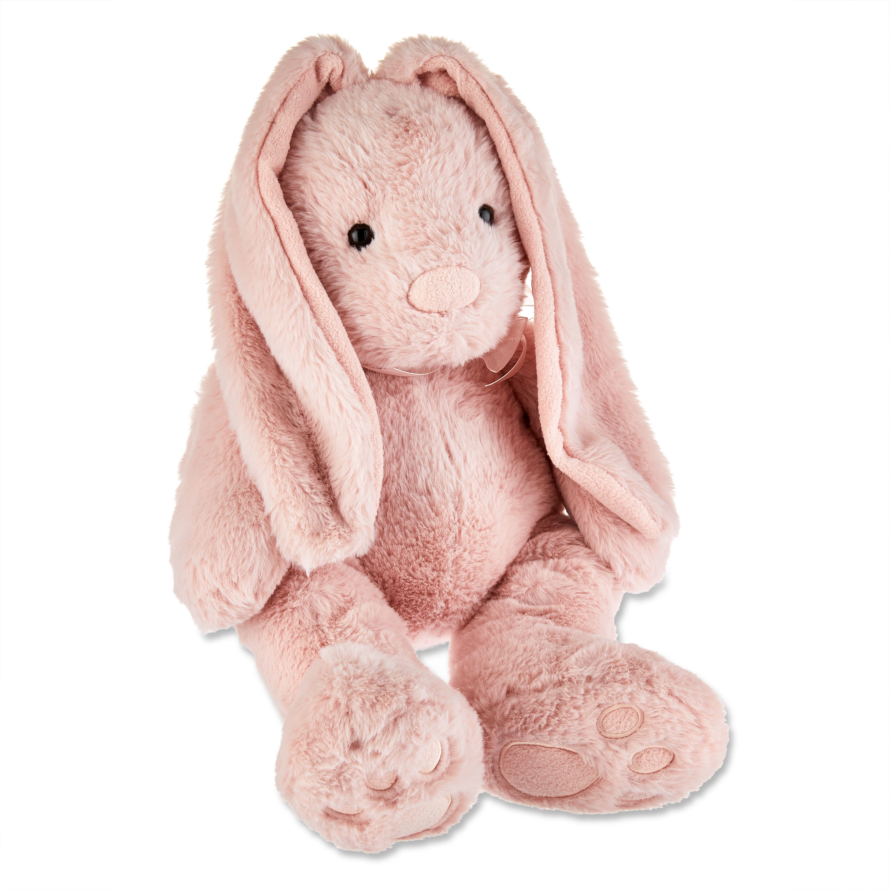 Way To Celebrate Easter 21" Large Floppy Ear Bunny Plush, Pink