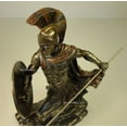 thumbnail image 2 of 11.38 Inch Achilles with Spear and Shield Cold Cast Bronze Figurine, 2 of 4