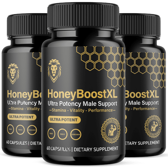 Honey Boost XL Advanced Formula Pills All Natural Vitamin Supplement 180 Capsules