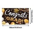thumbnail image 3 of TIELUTT The Graduation Banner and Inspiring Messages at the 2026 Graduation Easter Table Runners 90 Inches Long Canadian Flag 3x5 Polyester Chinese Couplets Set Flag Football Napkins Chinese Couplets, 3 of 6