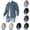 Army Green, variant on Men Button Up Shirt Jacket Long Sleeve Collared Shacket Outerwear Business Casual Lightweight Utility Workwear