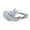 Silver, variant on Lifetechs Women Ring Cubic Zirconic Inlaid Round Alloy Angel Wing Shape Wedding Ring Proposal Ring