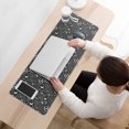 thumbnail image 3 of Long Mouse Pads for Desk,Black White Moon Plant Pattern Desk Mats on Top Of Desks, Desk Mouse Pad Extra Large with 3mm Non-Slip Base and Stitched Edge for Gaming,Office,Work,Home 31.5"x11.8", 3 of 6