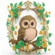 thumbnail image 1 of Kit 5D DIY Con Forma Especial Parcial Corona Búho 30x30cm, 1 of 9