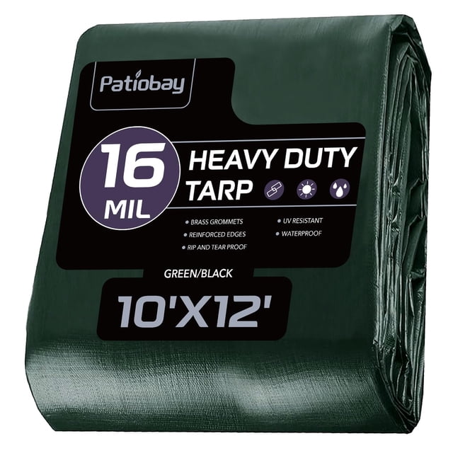 Lona Patiobay, 305 x 366 cm, resistente al agua, 16 mm