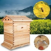Bee Hive Box Self-Flowing Honey Bee Box Automatic Flow Honey Bee Hive Nest Honey Beehive Universal Beekeeping Set for Starter