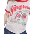 thumbnail image 4 of Strawberry Shortcake Toddler Girls Graphic Tee and Print Shorts Set, 2-Piece, Sizes 12M-5T, 4 of 8