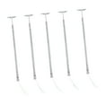 thumbnail image 4 of TISHITA 5 Pieces 1:87 Scale Street Lights DIY Miniature LED Model Train Street Light Silver, 4 of 8