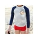 thumbnail image 5 of Yuarrent Chica traje de baño Swim Top camiseta pantalones cortos Fast Swim Top seco ropa de playa traje de baño Traje de baño TYPE1 XL, 5 of 6