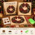 thumbnail image 3 of DIY Christmas Pearl Diamond Painting Art Kit with Frame, Christmas Pearl Beads Art Craft for Adults & Beginners, Gemstone Diamond Dots Beads Painting for Home Wall Decor, 3 of 6