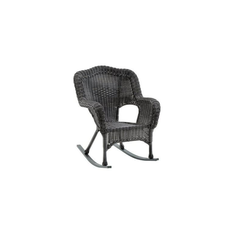 International Caravan Camelback Resin Wicker Rocker International Caravan Camelback Resin Wicker Rocker