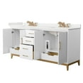 thumbnail image 2 of Wyndham Collection Wch818172d-Qtz-Us3mxx Amici 72" Free Standing Double Basin Vanity Set -, 2 of 7
