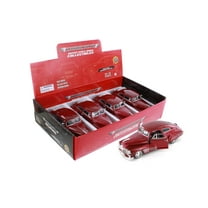 1948 Chevy Aerosedan Fleetline Hard Top, Red - Showcasts 77266D - 1/24 Scale Diecast Model Car