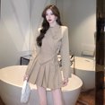 thumbnail image 1 of Traje de alta calidad, traje de primavera y otoño, estilo de moda, temperamento socialité, falda plisada, 1 of 4