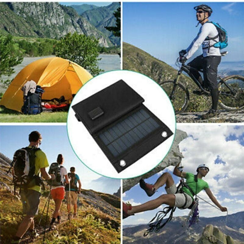 SDOTXA 100W Solar Panel  Foldable Solar Panel Battery Charger for Portable Power Station Generator  iPhone  Ipad  Laptop  USB Ports for Outdoor Camping Van RV Trip
