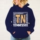 thumbnail image 3 of Sudadera con capucha de manga larga con estampado de Tennessee para mujer y hombre, sudaderas casuales para parejas, ropa de abrigo de talla grande para otoño e invierno, 3 of 5