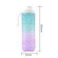 thumbnail image 3 of Botella de agua plegable de 600ML Botella de bebida de silicona sin BPA Jarra de fitness para gimnasio Likrtyny Para Estrenar, 3 of 9