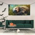 thumbnail image 2 of Salouo Daisy Sleeping Sloth Pattern Holiday Banner Outside Party Decoration Banner (1PC) Festival Supplies Fit for Birthday Parties & Celebrations & Chrismas-Small, 2 of 8